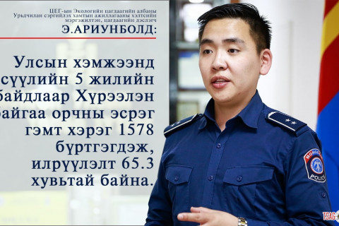 Э.АРИУНБОЛД: УУЛ УУРХАЙН салбарт учруулсан бодит ХОХИРЛЫГ ТООЦОХ боломжгүй