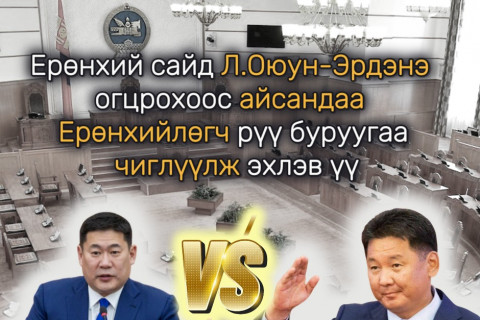 Ерөнхий сайд Л.Оюун-Эрдэнэ огцрохоос айсандаа Ерөнхийлөгч рүү буруугаа чиглүүлж эхлэв үү