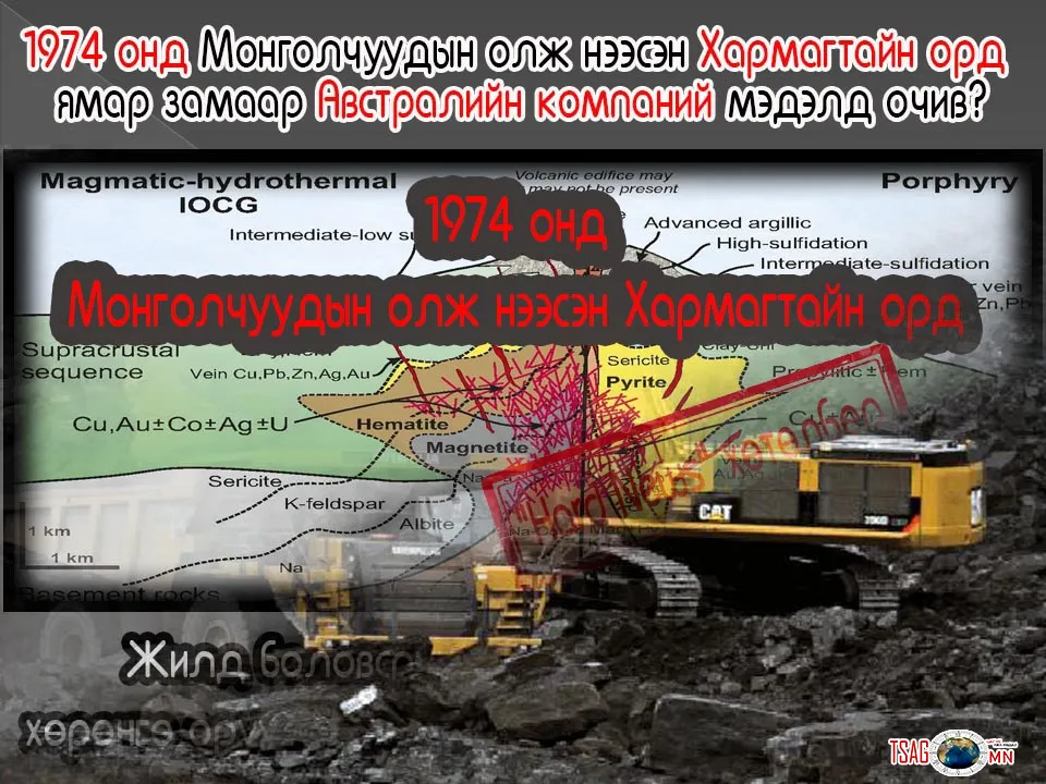 230 сая тонн хүдрийн нөөцтэй ХАРМАГТАЙН ОРД-ыг нууцлах зорилго хэнийх вэ?